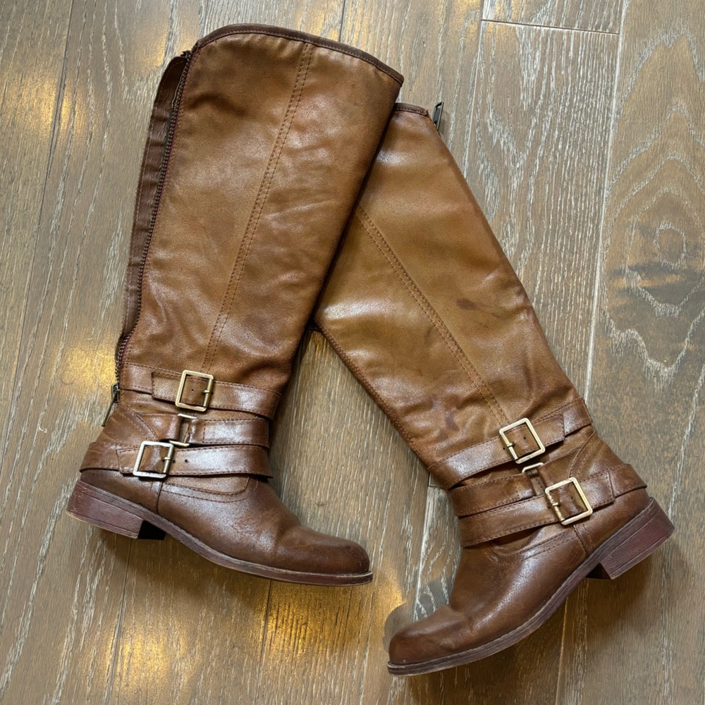 MADDEN GIRL motto biker boots